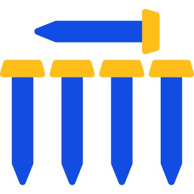 Kalem. Web simgesi basit illüstrasyon