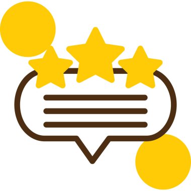 Müşteri geribildirim derecelendirme simgesi - taslak biçimi