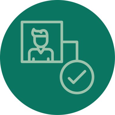 işaret simgesini işaretle, vektör illüstrasyonu