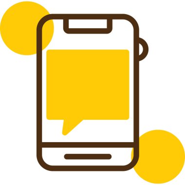 - Telefon. Web simgesi basit illüstrasyon