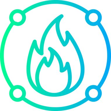 Simge vektör resimlemesini ateşle