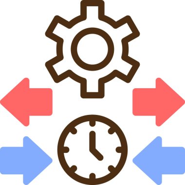 Zaman dişlisi. Basit resimleme