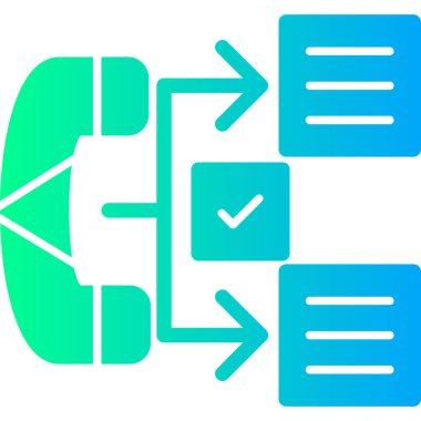 Bir belge simgesinin vektör illüstrasyonu