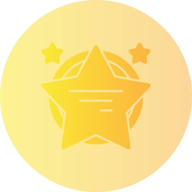 Rozet. Web simgesi basit tasarım