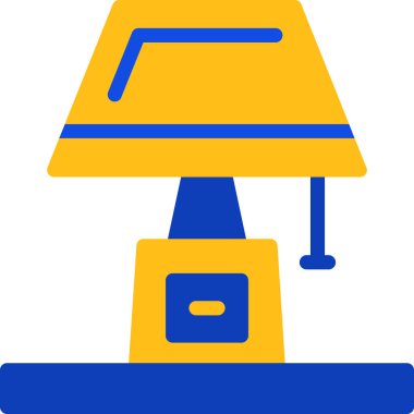 Lamba lambası simgesi düz stil