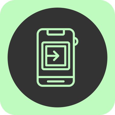 Uygulama modern simgesinin vektör illüstrasyonu