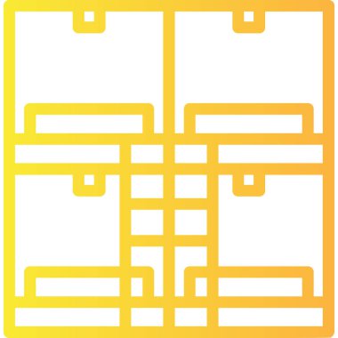 Çerçeve desenli sarı ve beyaz arkaplanın vektör çizimi