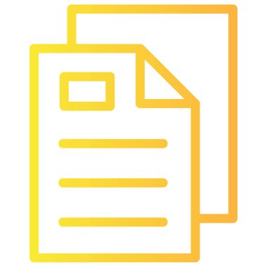 belge simgesi, vektör çizimi