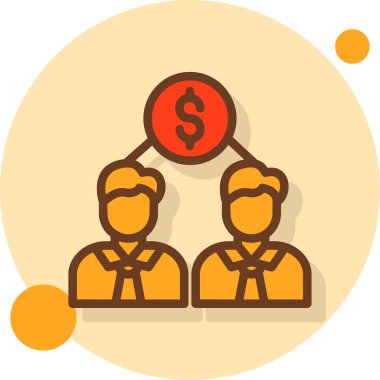 iş yönetimi simgesi vektör illüstrasyonu