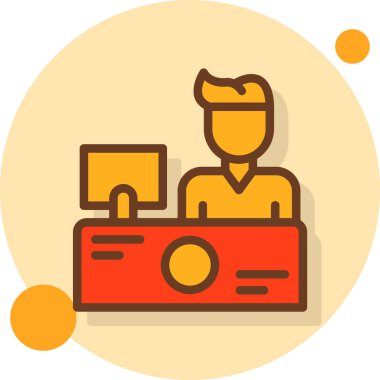 İş yönetimi, vektör illüstrasyonu