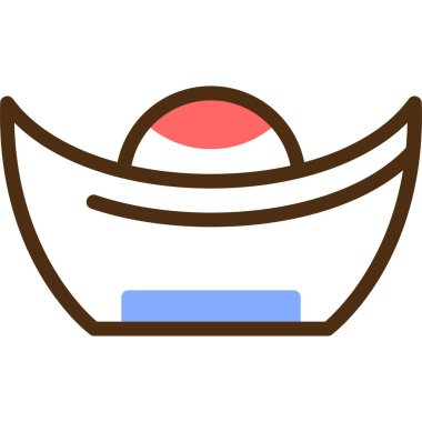 Suşi. Web simgesi basit illüstrasyon