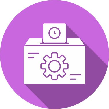 Simgeyi ayarlamanın vektör illüstrasyonu