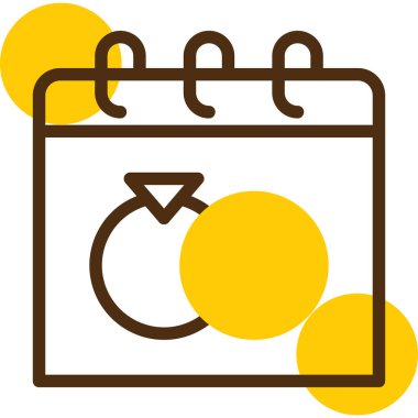 Takvim. Web simgesi basit illüstrasyon