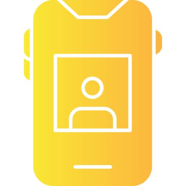 Smartphone Simgesi, vektör illüstrasyonu