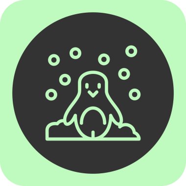 Bir balık simgesinin vektör çizimi