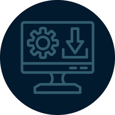 Ağ simgesi. vektör illüstrasyonu