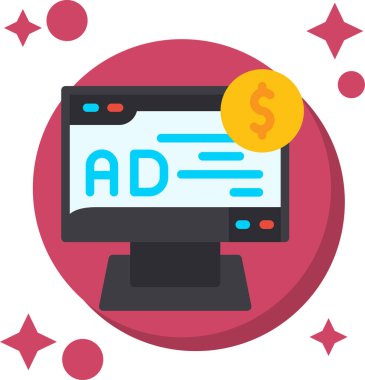 seo pazarlama reklam simgesi