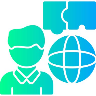 iş simgesi vektör illüstrasyonu