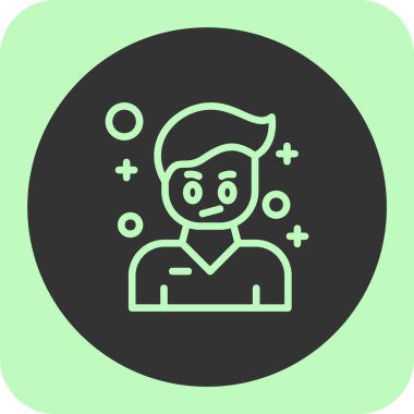 İnsan simgesinin vektör illüstrasyonu