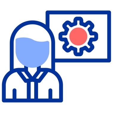 İş ikonu. vektör illüstrasyonu