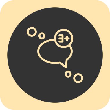 sohbet balonu vektör simgesi