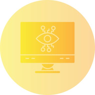 izleyici ikon vektör illüstrasyonu