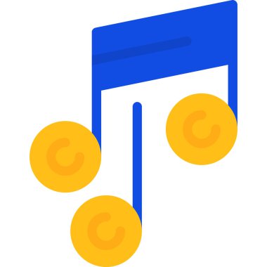 Müzik notası. Basit resimleme