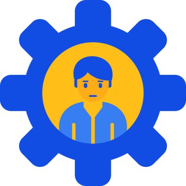 Teçhizat Web simgesi basit illüstrasyon