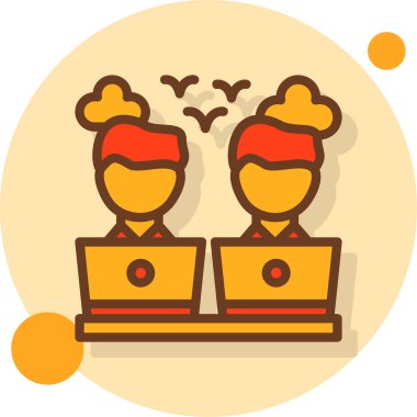 iş simgesi vektör illüstrasyonu