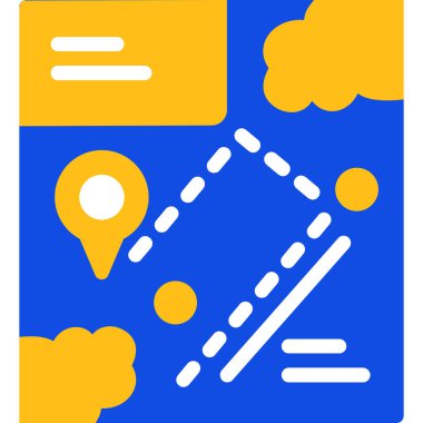 konum haritası yön simgesi