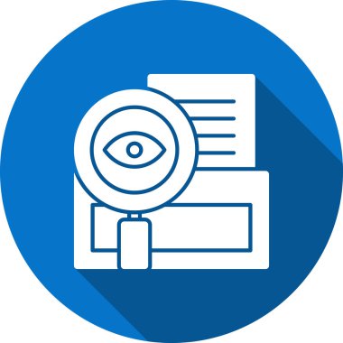 Göz simgesi vektör illüstrasyonu