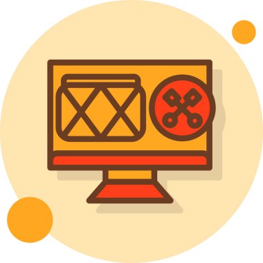 Seo simgesinin vektör illüstrasyonu