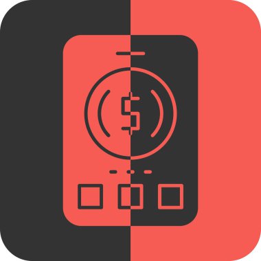 vektör para simgesi illüstrasyonu