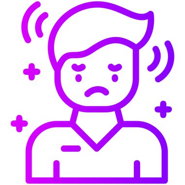 üzgün erkek simgesi, özet biçimi