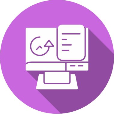 seo modern simgesinin vektör illüstrasyonu