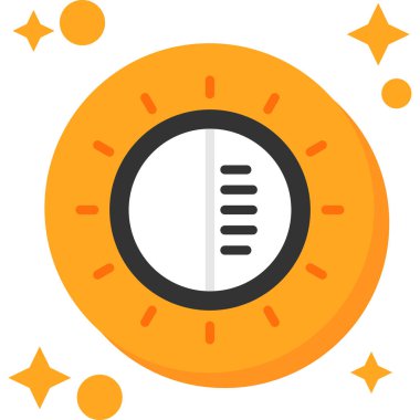 yiyecek düz vektör simgesi