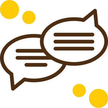 Sohbet sohbet simgesi - özet biçimi