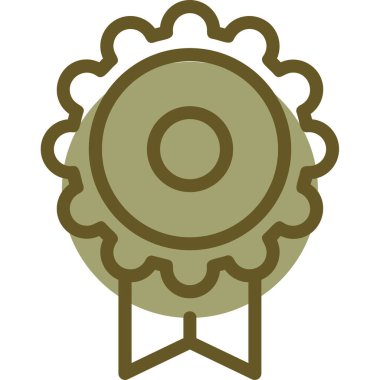 Madalya. Web simgesi basit illüstrasyon