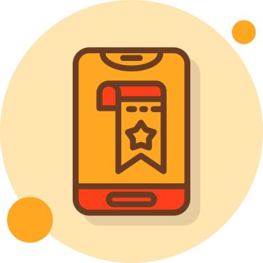 Cep telefonu. Basit resimleme