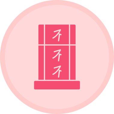 Japon ikon vektör illüstrasyonu