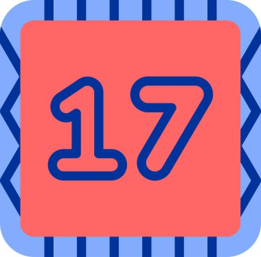 Takvim simgesi, vektör çizimi