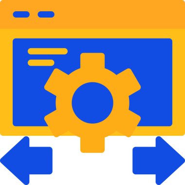 teçhizat web tasarımı simgesi basit tasarım