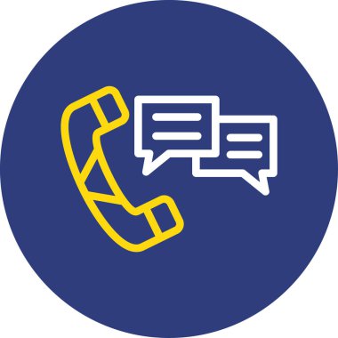 Çağrı. Web simgesi basit illüstrasyon