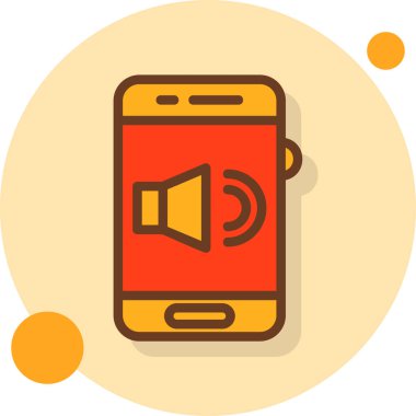 cep telefonu simgesi vektör çizimi