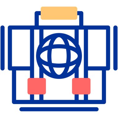 Modern bir simgenin vektör illüstrasyonu