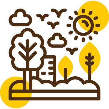 hava simgesi vektör illüstrasyonu