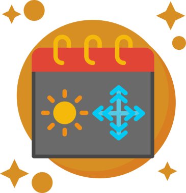 Seyahat ve tatil ikonunun vektör çizimi. Web için tatil ve ada stok sembolü.