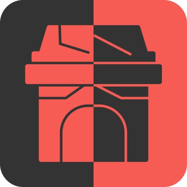 Bir binanın vektör illüstrasyonu