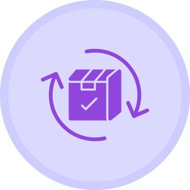 kutu, nakliye, lojistik simge, vektör illüstrasyonu