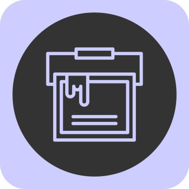 Modern eğitim ikonunun vektör illüstrasyonu